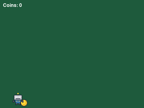 The program's window after 70 frames